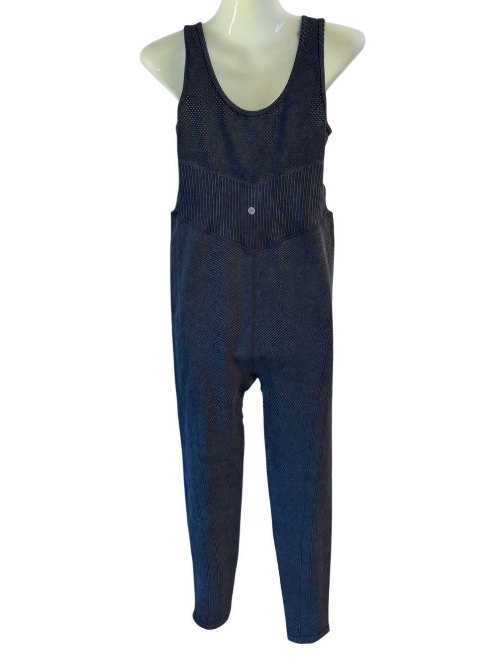 Harmony & Balance Seamless Shaping Ribbed Jumpsuit Bodysuit Medium Athleisure - Picture 5 of 17